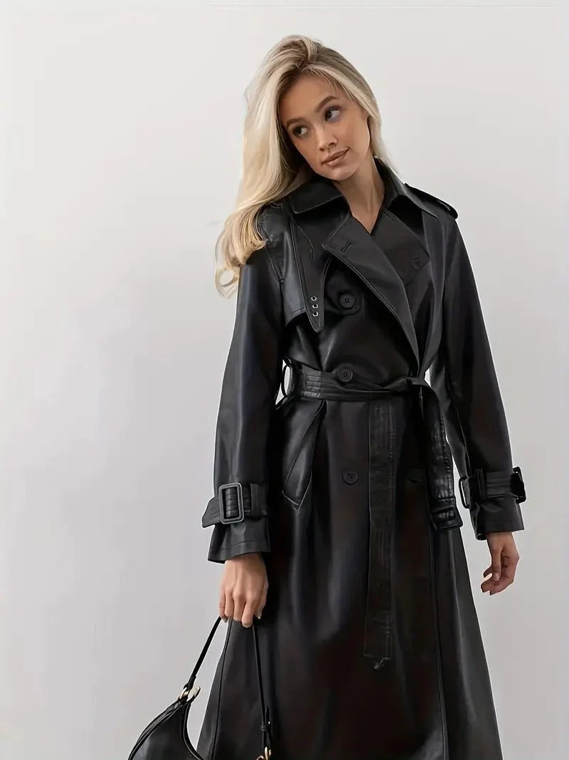 Adelyn | Eleganter Winter-Mantel für Damen lang