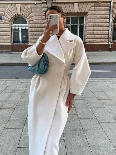 Alina | Eleganter Damenmantel für Winter lang