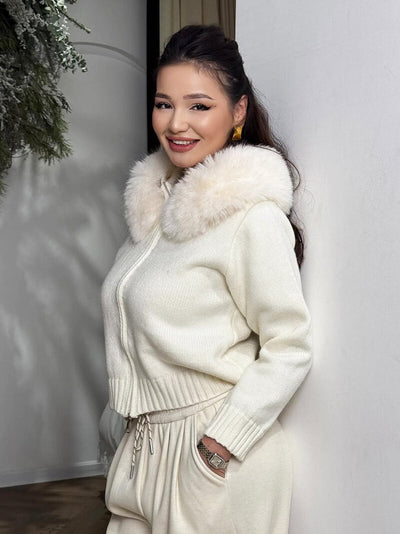 Alison | Elegante Kunstpelzjacke für Damen Winter