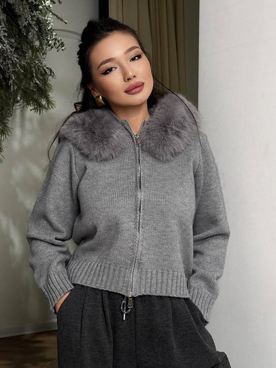 Alison | Elegante Kunstpelzjacke für Damen Winter
