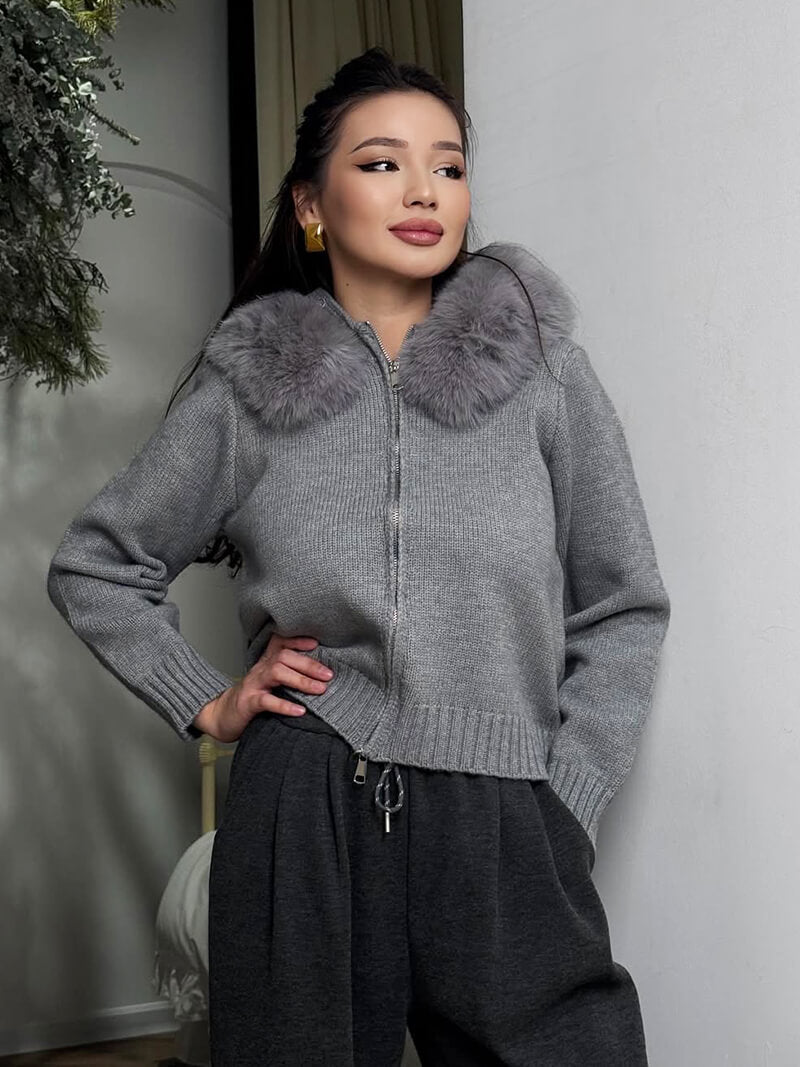 Alison | Elegante Kunstpelzjacke für Damen Winter