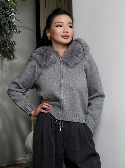 Alison | Elegante Kunstpelzjacke für Damen Winter