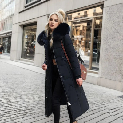Amelie | Eleganter Damen Parka für Winter warm gefüttert