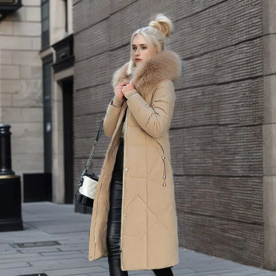 Amelie | Eleganter Damen Parka für Winter warm gefüttert