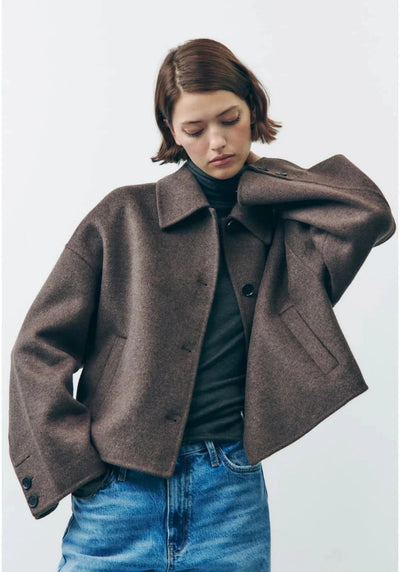 Amelie | Eleganter Damenmantel für Winter Oversize