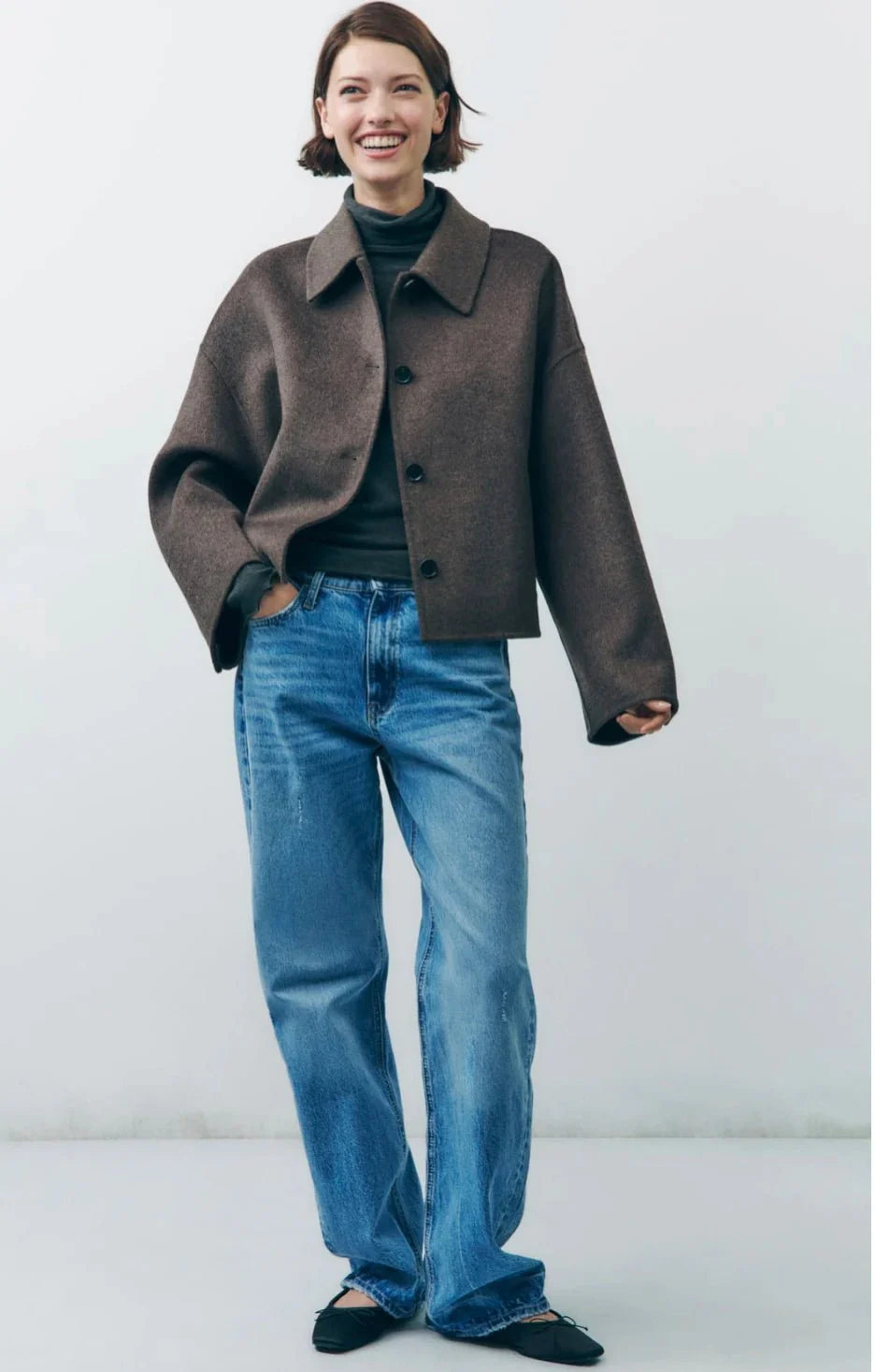 Amelie | Eleganter Damenmantel für Winter Oversize