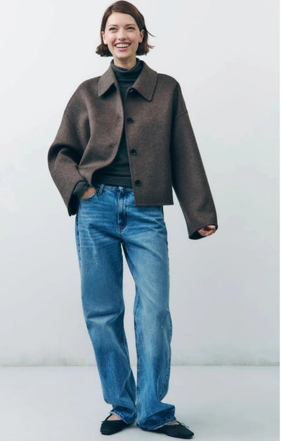 Amelie | Eleganter Damenmantel für Winter Oversize