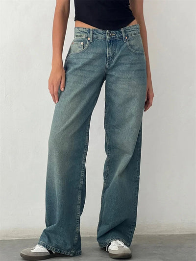 Amelie | Lässige Vintage-Jeans für Damen weit