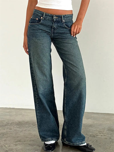 Amelie | Lässige Vintage-Jeans für Damen weit