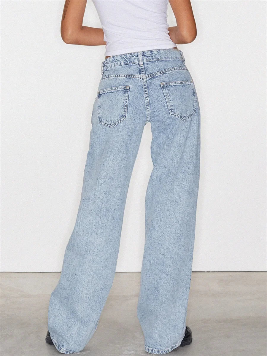 Amelie | Lässige Vintage-Jeans für Damen weit