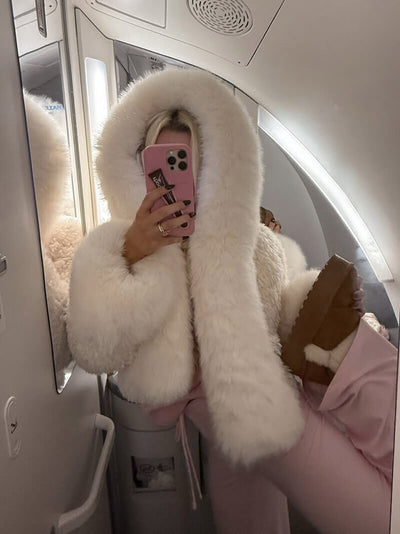 Amelie | Luxuriöse Faux Fur Jacke für Damen Herbst