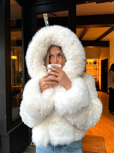 Amelie | Luxuriöse Faux Fur Jacke für Damen Herbst