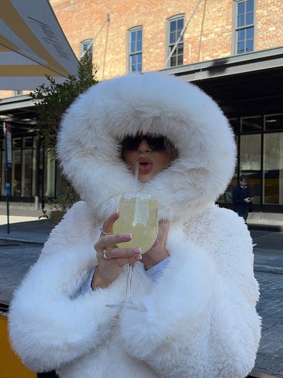 Amelie | Luxuriöse Faux Fur Jacke für Damen Herbst