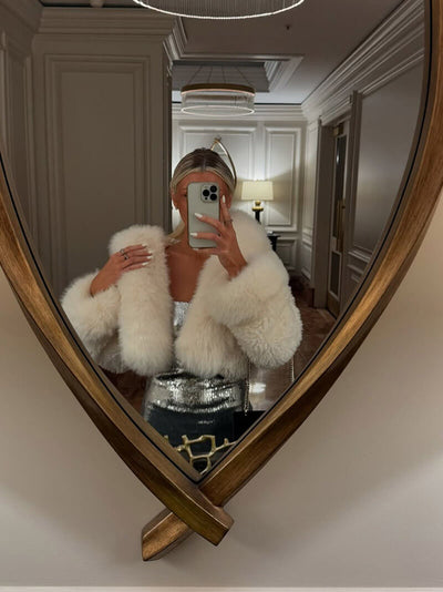Amelie | Luxuriöse Faux Fur Jacke für Damen Herbst