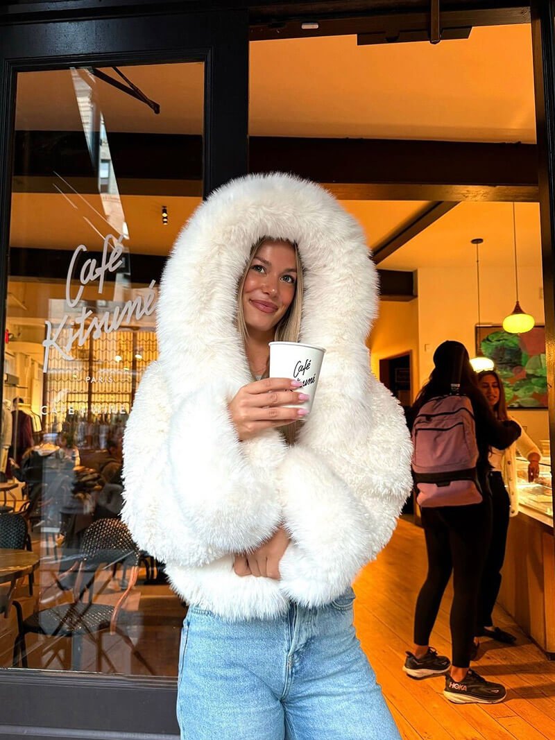 Amelie | Luxuriöse Faux Fur Jacke für Damen Herbst