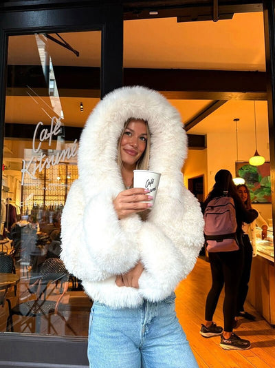 Amelie | Luxuriöse Faux Fur Jacke für Damen Herbst