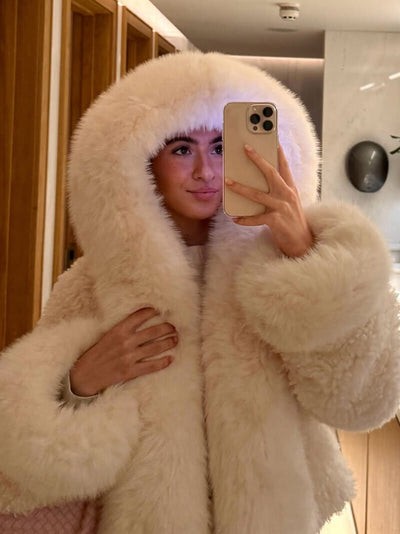 Amelie | Luxuriöse Faux Fur Jacke für Damen Herbst