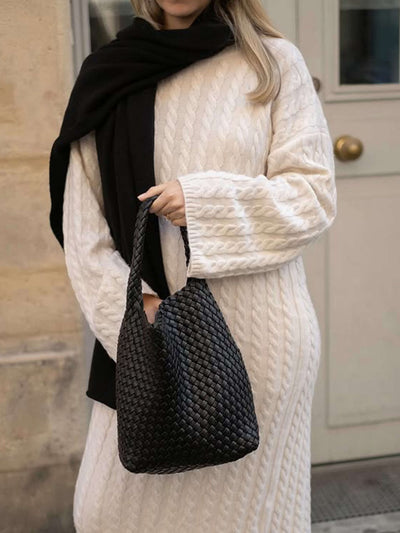 Cara | Stilvolle Woven Bag für Damen klein