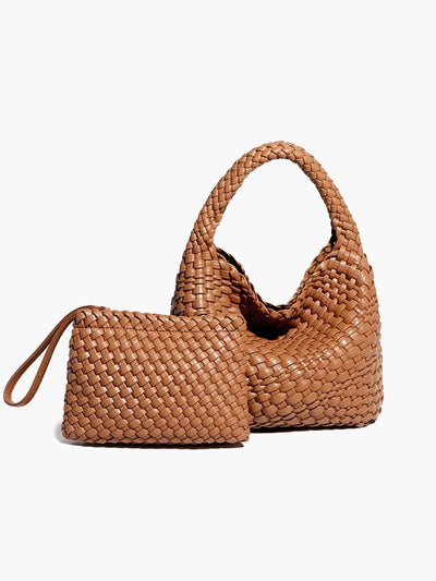 Cara | Stilvolle Woven Bag für Damen klein