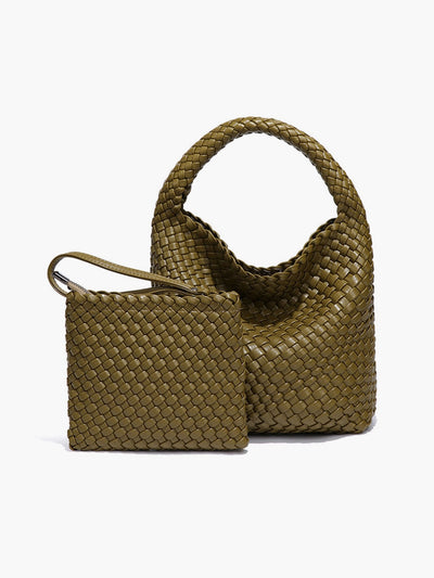 Cara | Stilvolle Woven Bag für Damen klein