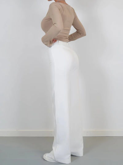 Carina | Elegante Stoffhose für Damen High-Waisted