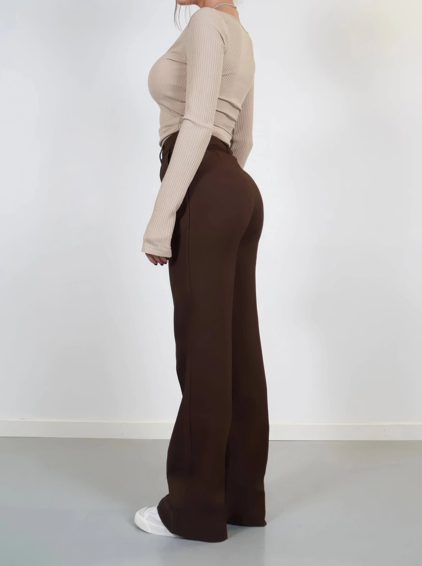 Carina | Elegante Stoffhose für Damen High-Waisted