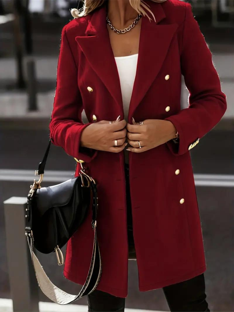 Cerylia | Elegante Wolljacke für Damen Winter hochwertig