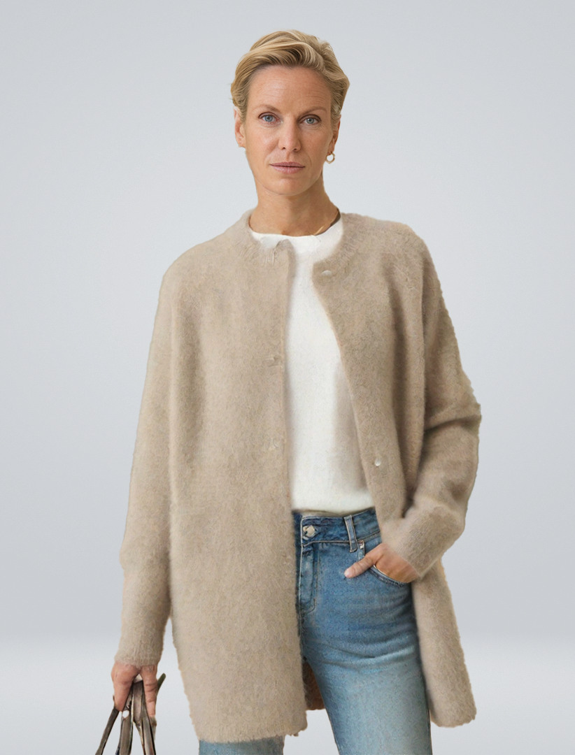 Clara | Elegante Strickjacke für Damen aus Baumwollmix