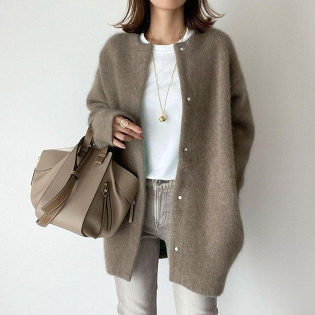Clara | Elegante Strickjacke für Damen aus Baumwollmix