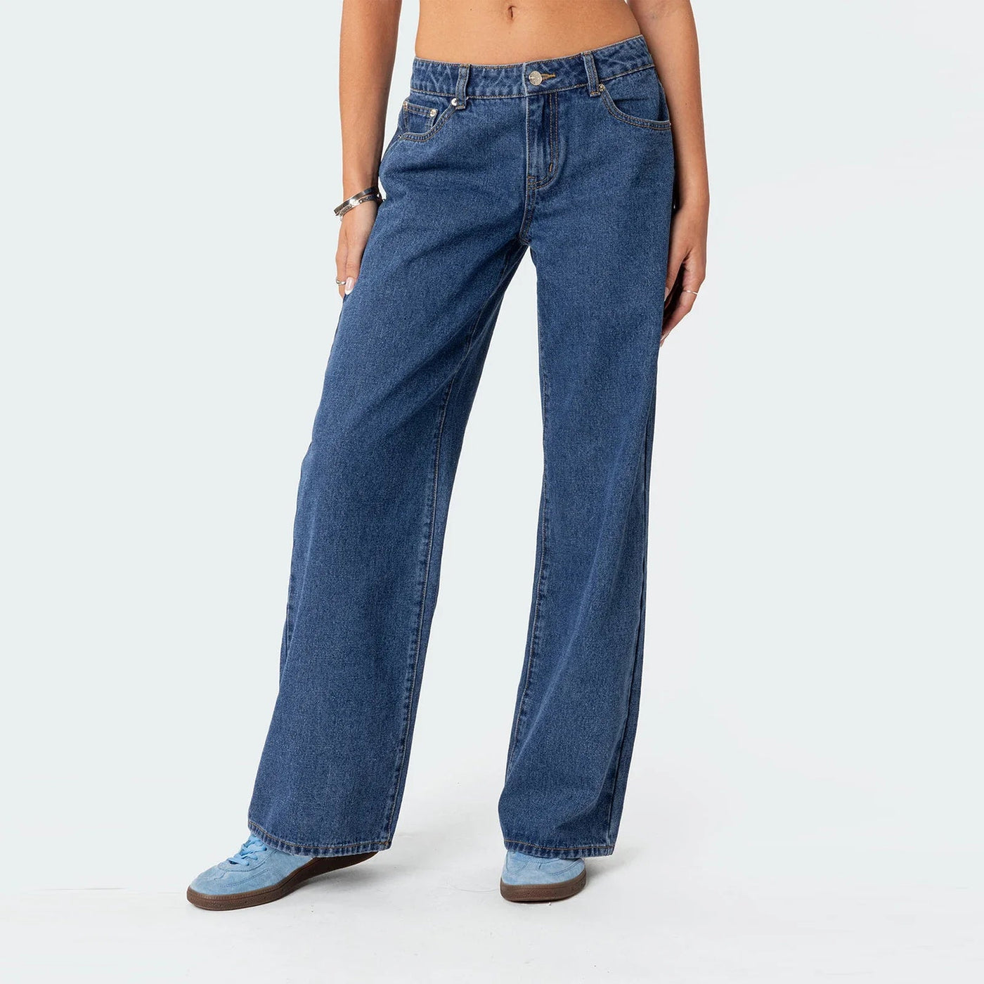 Clara | Elegante Weitbein-Jeans für Damen Vintage