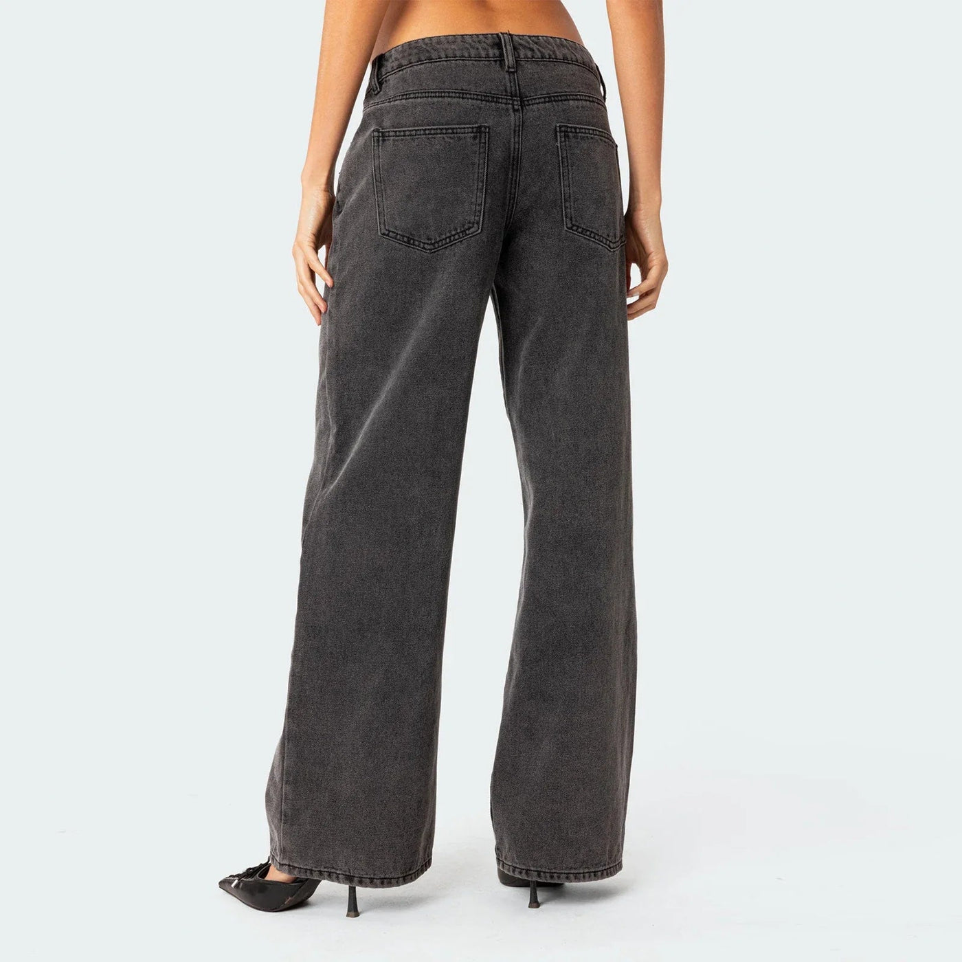 Clara | Elegante Weitbein-Jeans für Damen Vintage