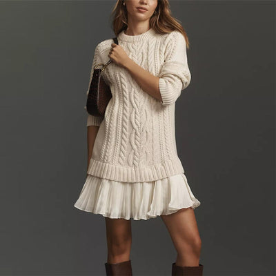 Clara | Elegantes Mini Sweater Dress für Damen Herbst 0
