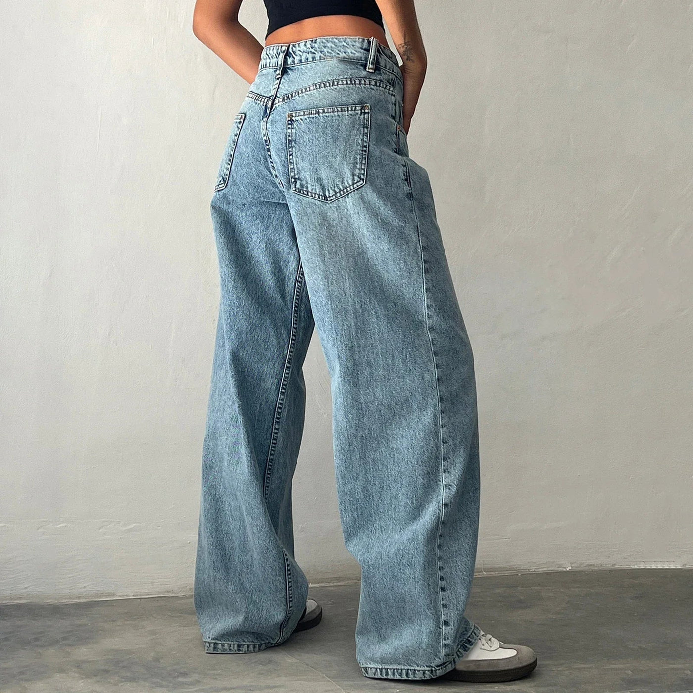 Clara | Lässige Weitbein-Jeans für Damen Vintage-Look