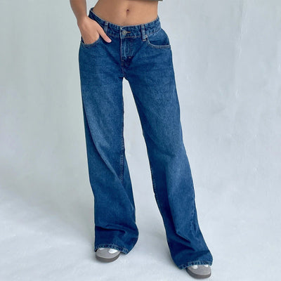 Clara | Lässige Weitbein-Jeans für Damen Vintage-Look