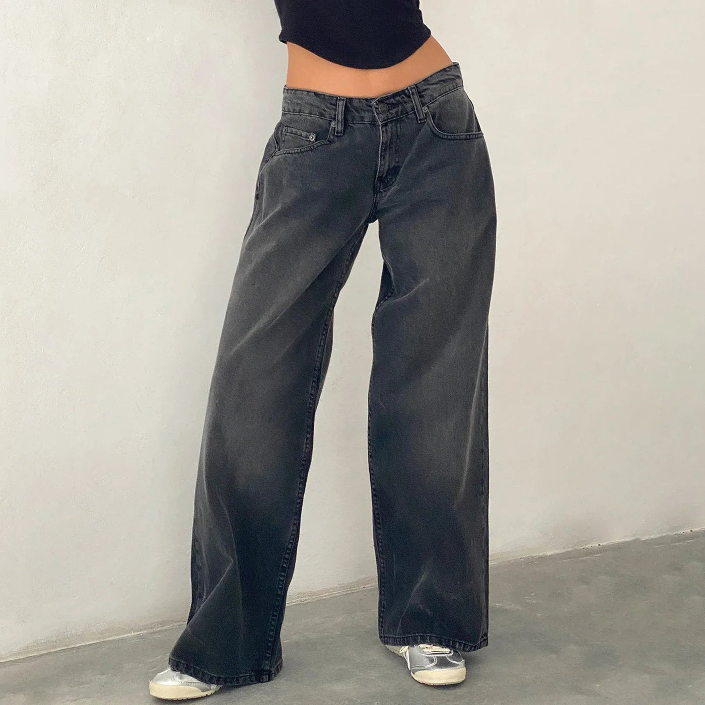 Clara | Lässige Weitbein-Jeans für Damen Vintage-Look