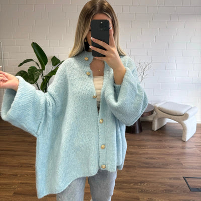 Cleo | Eleganter Strickmantel für Damen Oversized