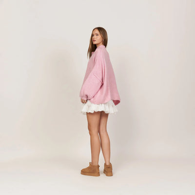 Cleo | Eleganter Strickmantel für Damen Oversized