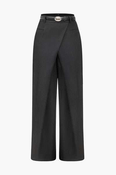 Elena | Elegante Stoffhose für Damen mit Wickeldetail