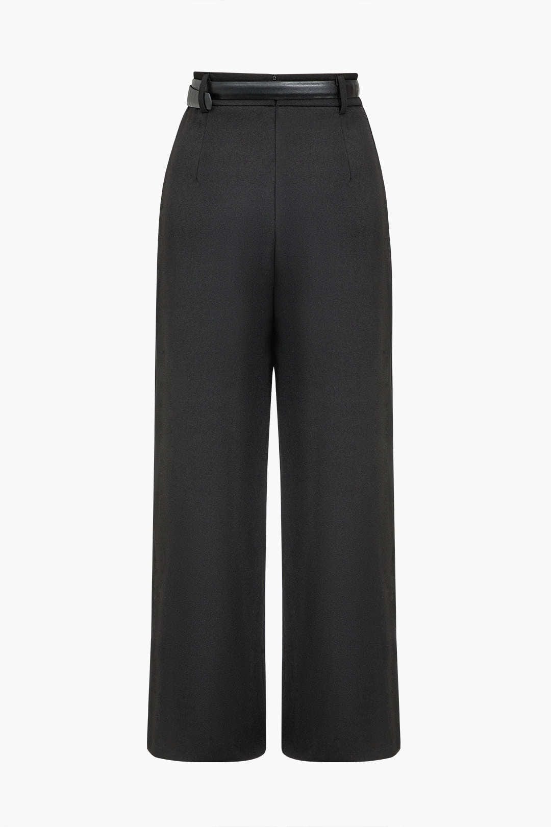 Elena | Elegante Stoffhose für Damen mit Wickeldetail