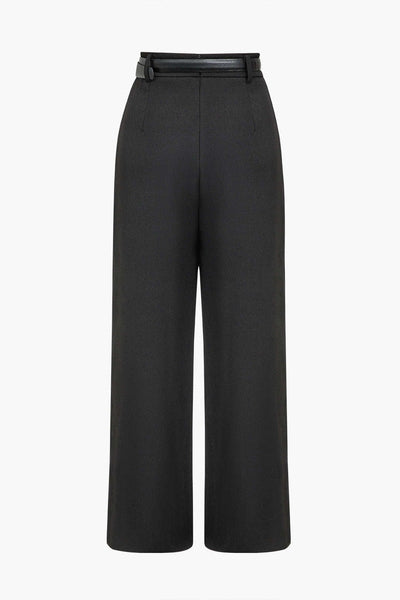 Elena | Elegante Stoffhose für Damen mit Wickeldetail