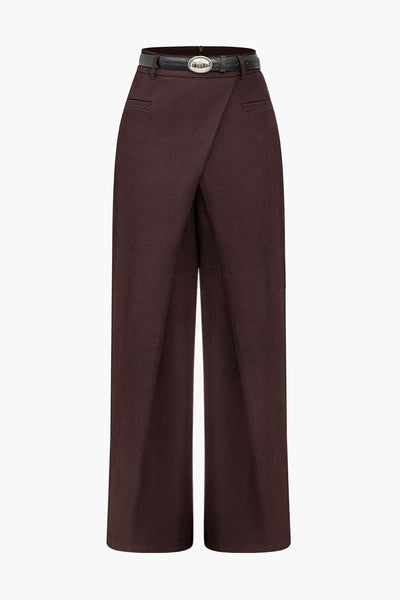 Elena | Elegante Stoffhose für Damen mit Wickeldetail