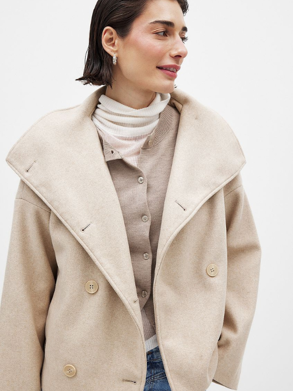 Elindria | Elegante Wolljacke für Damen Winter hochwertig