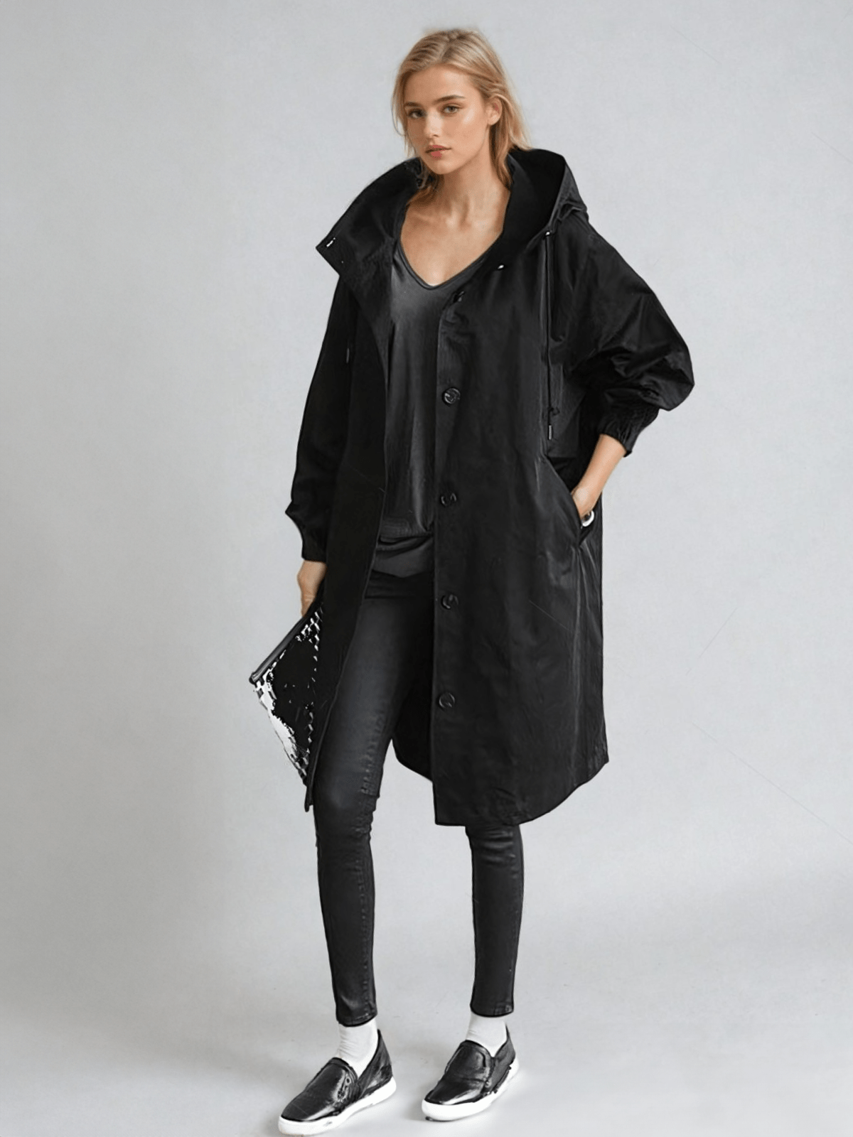 Elizabeth | Eleganter Trenchcoat Damen Beige wasserabweisend