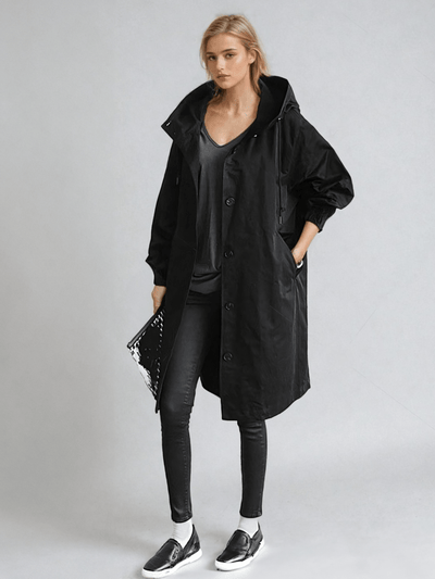Elizabeth | Eleganter Trenchcoat Damen Beige wasserabweisend