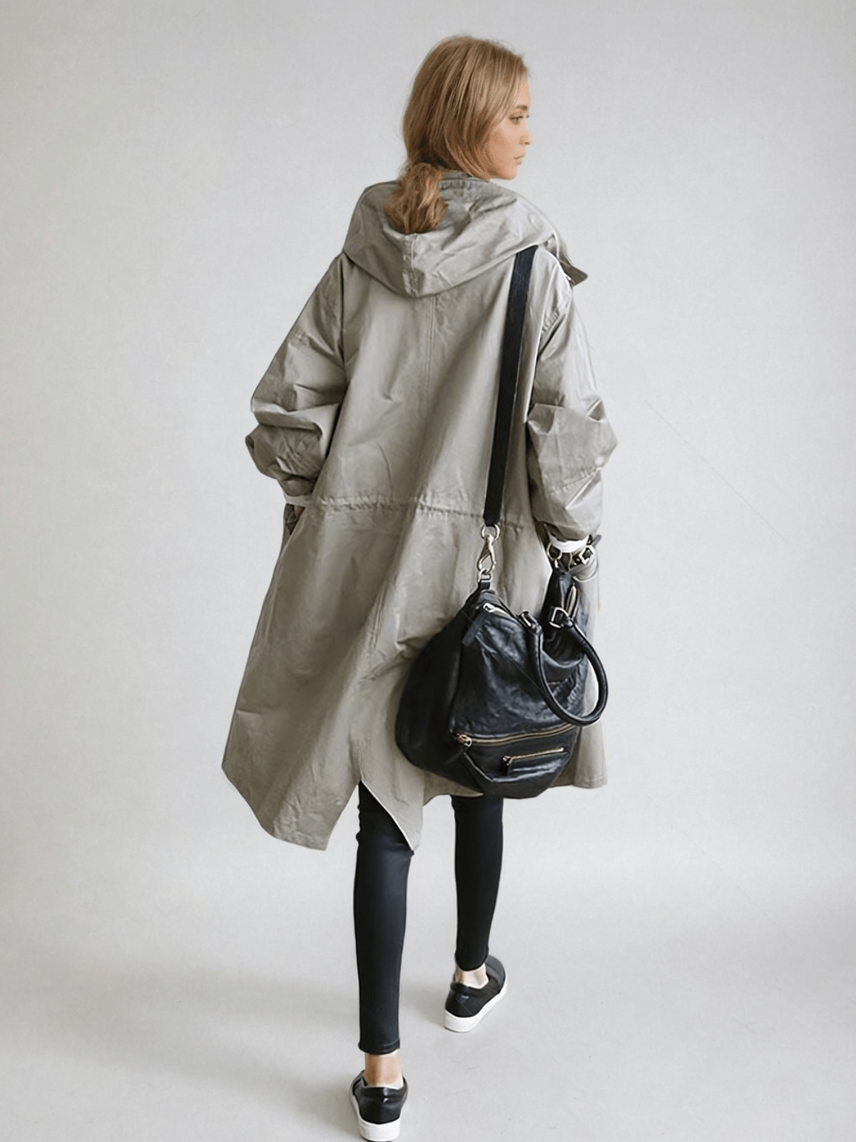 Elizabeth | Eleganter Trenchcoat Damen Beige wasserabweisend
