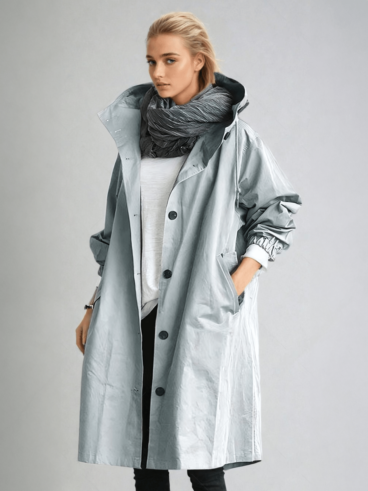 Elizabeth | Eleganter Trenchcoat Damen Beige wasserabweisend