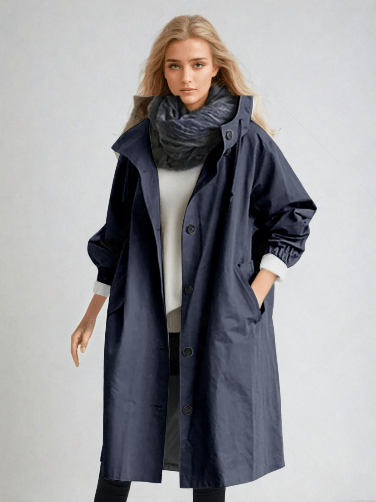 Elizabeth | Eleganter Trenchcoat Damen Beige wasserabweisend