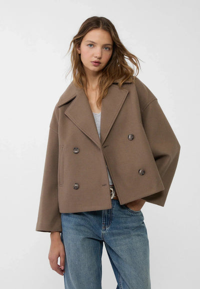 Emery | Elegante Zweireihige Jacke für Damen Kurz