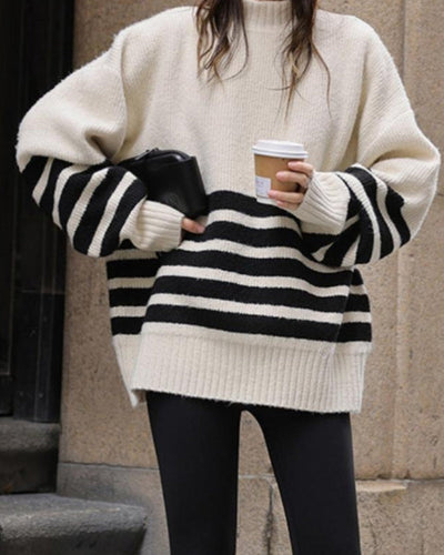 Emily | Kuscheliger Strickpullover für Damen Übergröße