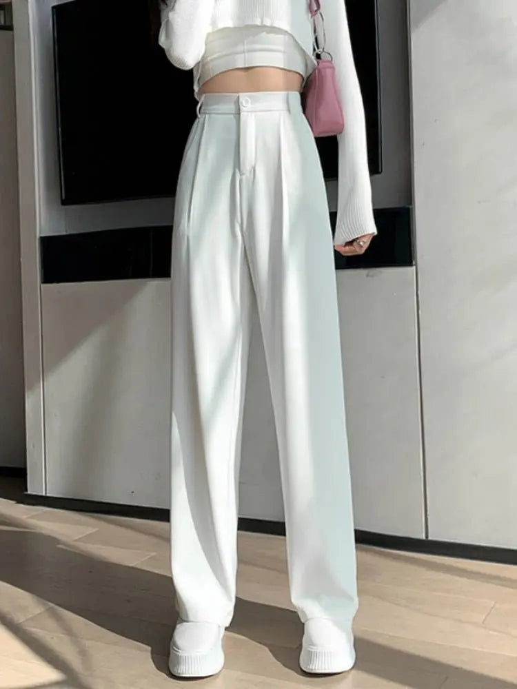 Emma | Elegante Stoffhose für Damen Hochtailliert